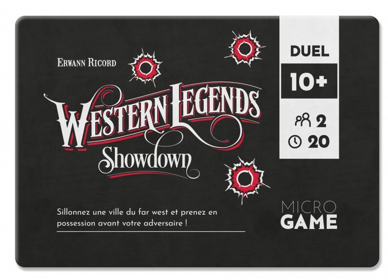 Boîte du jeu Microgame - Western Legends: Showdown