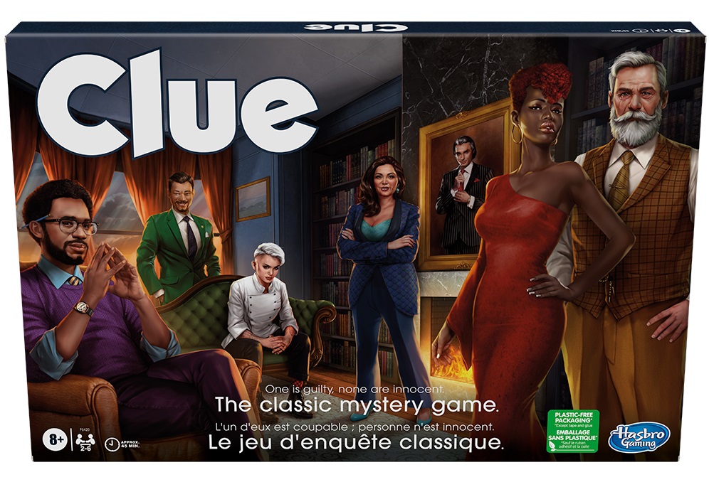 Boîte du jeu Clue - Le Jeu d'enquête classique (Nouvelle Version)