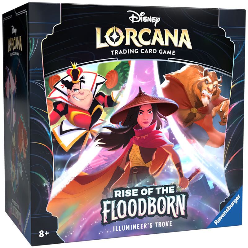 Boîte du jeu Disney Lorcana: Rise of the Floodborn - Illumineer's Trove (VA)
