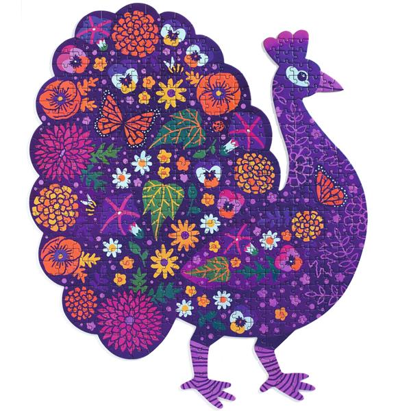 Puzz’Art – Peacock (500 pièces) – Djeco
