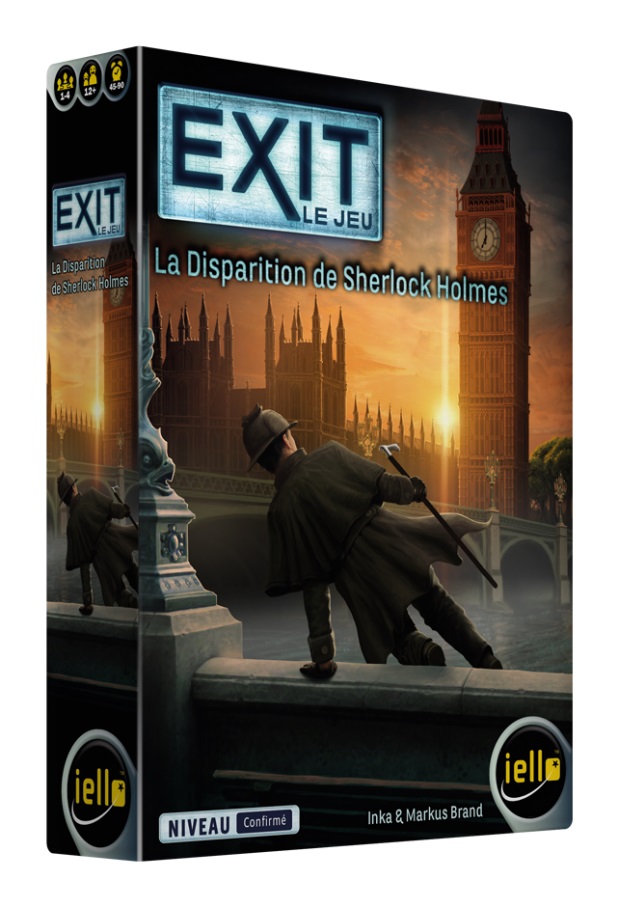 Boîte du jeu Exit : La Disparition de Sherlock Holmes