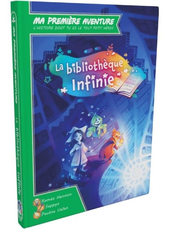 Boîte du jeu Ma Première Aventure - La Bibliothèque Infinie