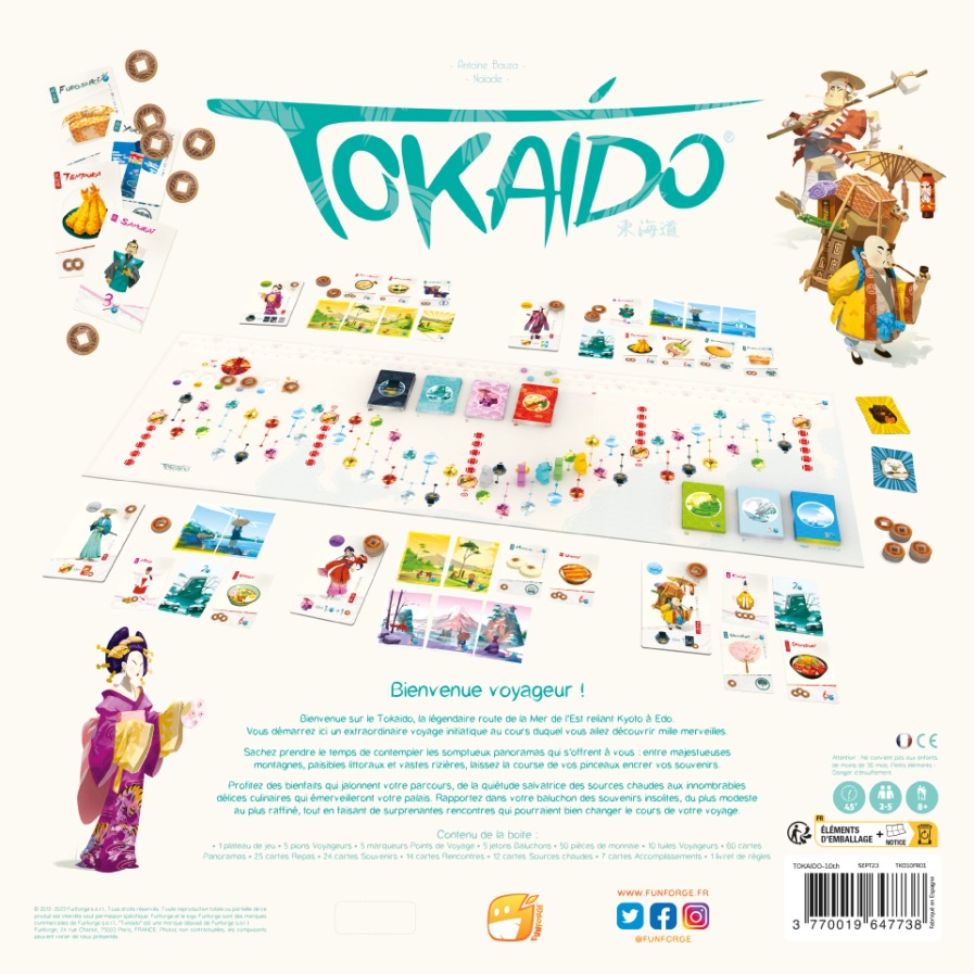 Présentation du jeu Tokaido - 10e Anniversaire (VF)
