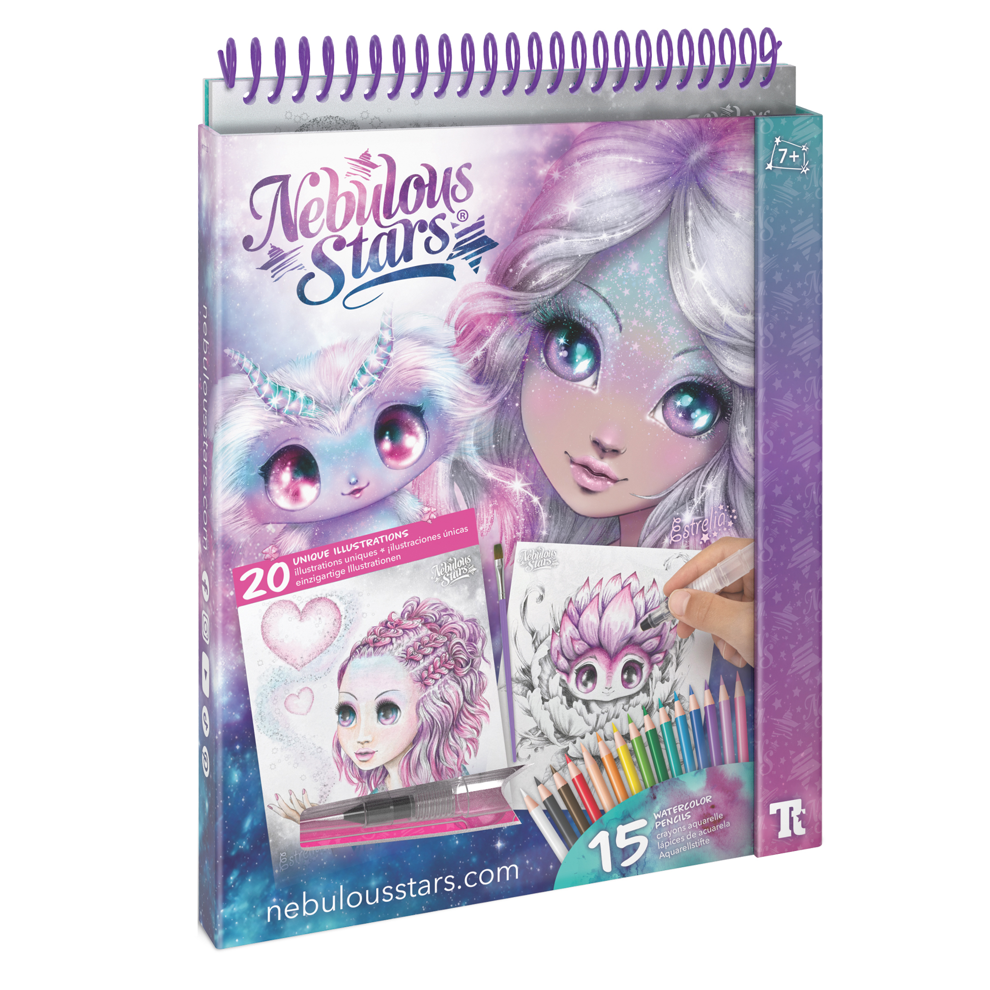 Nebulous Stars – Livre à colorier a l’aquarelle