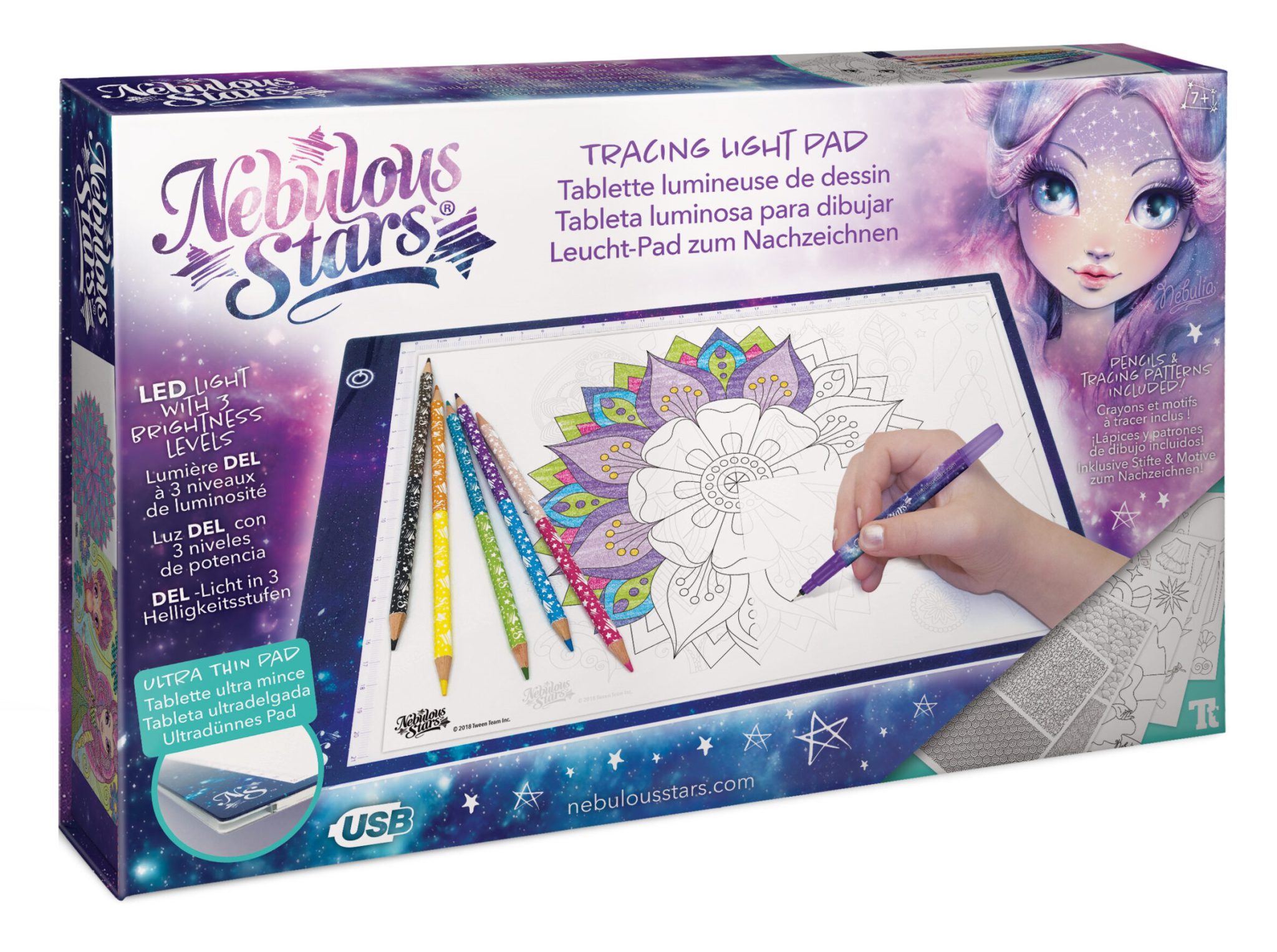 Boîte du bricolage Nebulous Stars - Tablette Lumineuse de dessin