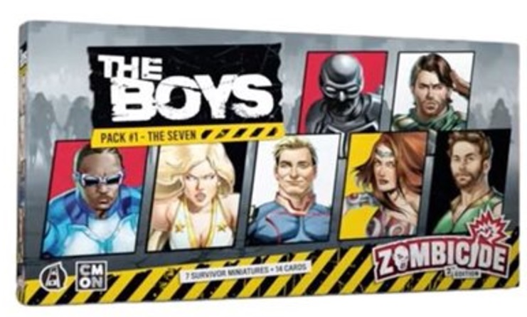 Boîte du jeu Zombicide - 2e Édition: The Boys Pack #1 - The Seven (ext) (ML)