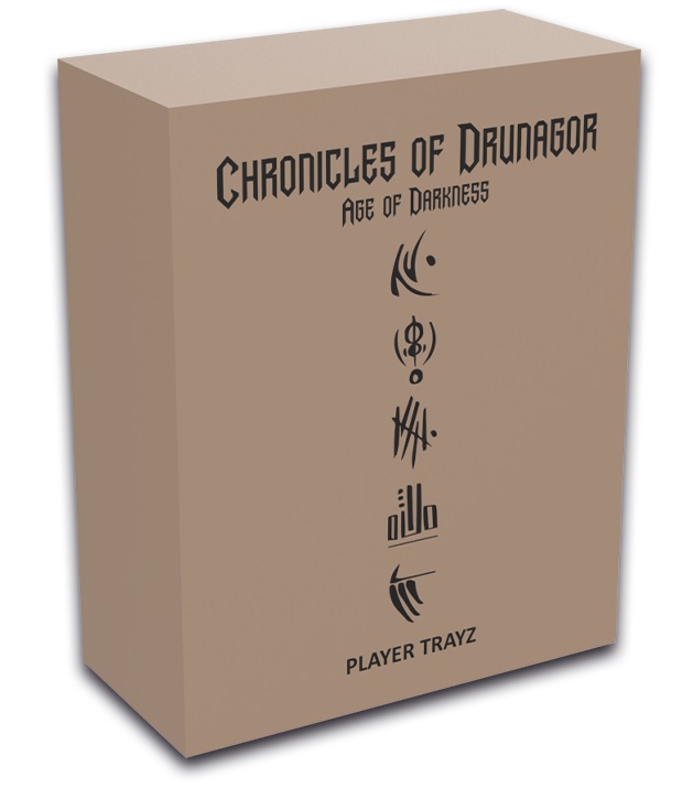 Boîte du jeu Chroniques de Drunagor - Player Trayz X5 (ext)