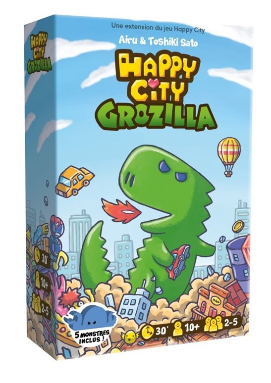Boîte du jeu Happy City - Grozilla (ext) (VF)