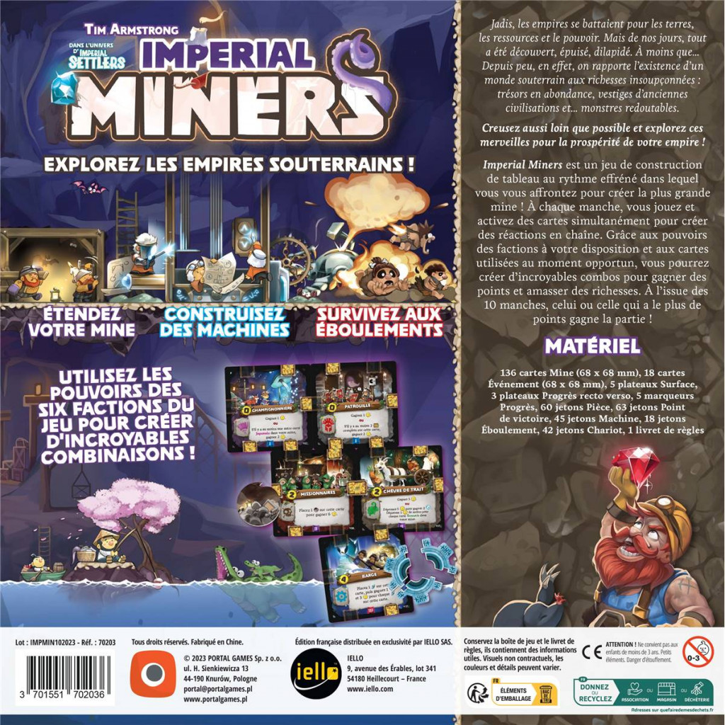 Présentation du jeu Imperial Miners (VF)