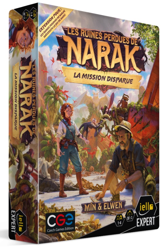 Boîte du jeu Les Ruines Perdues de Narak - La Mission Disparue (ext)