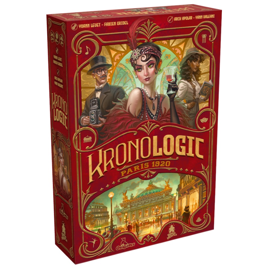 Boîte du jeu Kronologic - Paris 1920