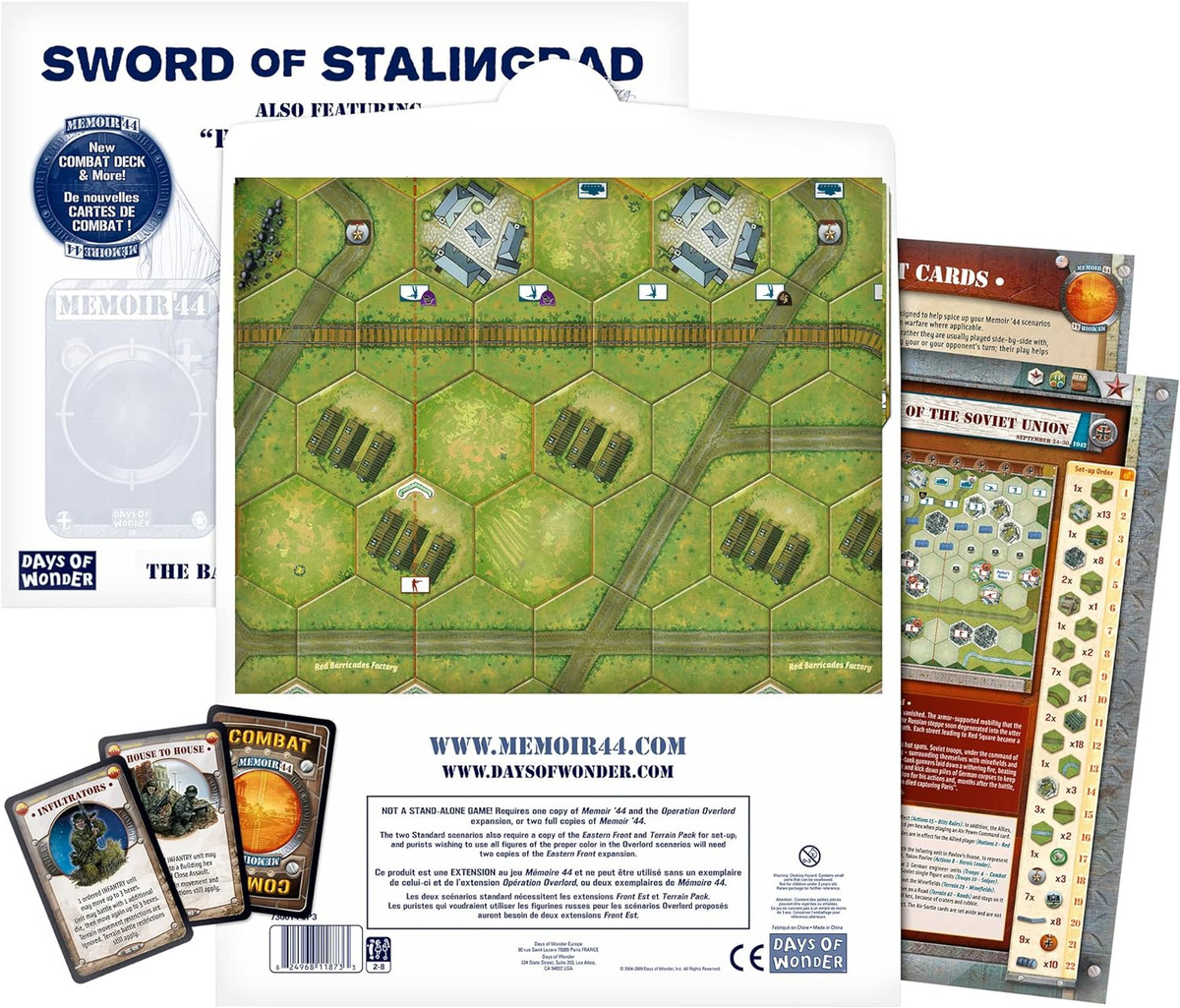Présentation du jeu Mémoire 44 - Sword of Stalingrad (ext) (ML)