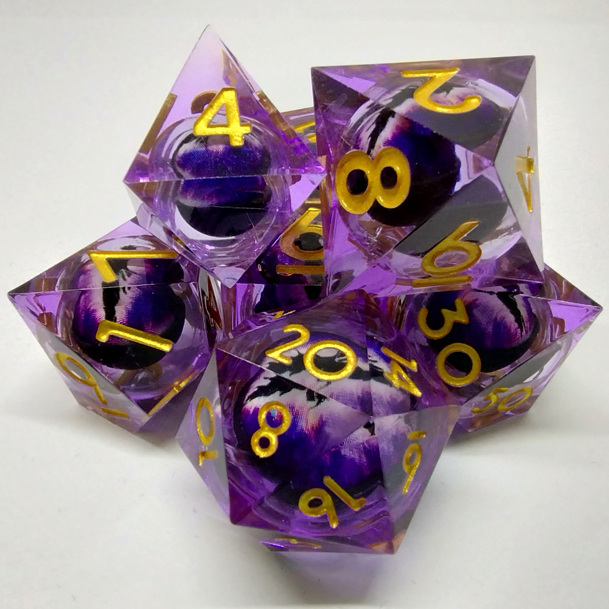 Jeu Dés Polyédriques DND Set De 15 Dés DND Polydie - D3 à D100 - Sac