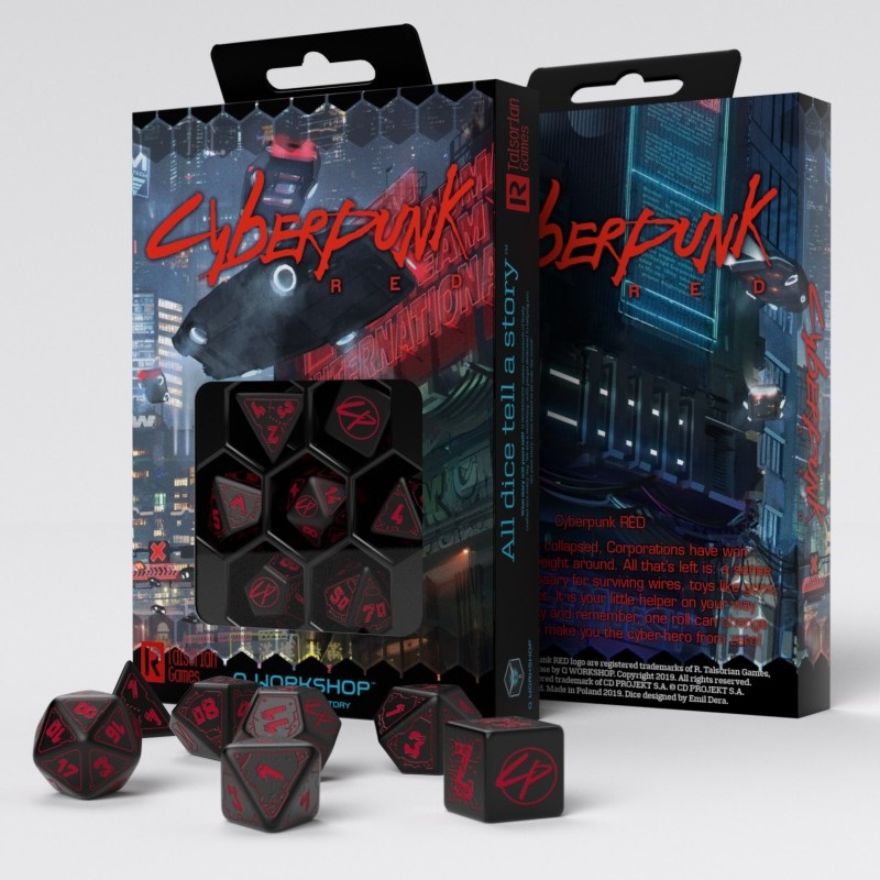 Boîte du jeu Q Workshop - Cyberpunk Red - Blood over Chrome