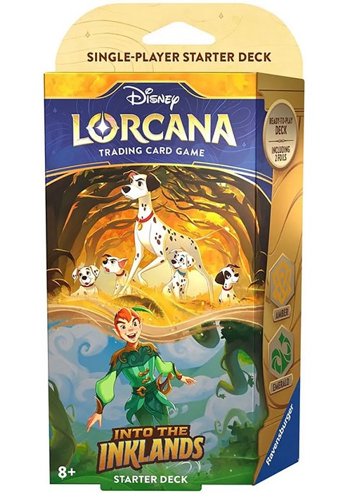 Boîte du jeu Disney Lorcana: Into the Inklands - Starter Deck (Amber - Emerauld) (VA)