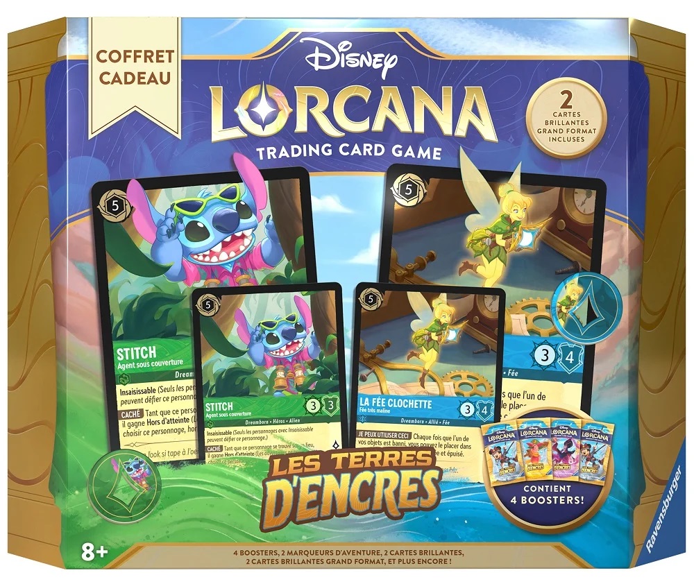 Boîte du jeu Disney Lorcana: Les Terres d'Encres - Coffret Cadeau
