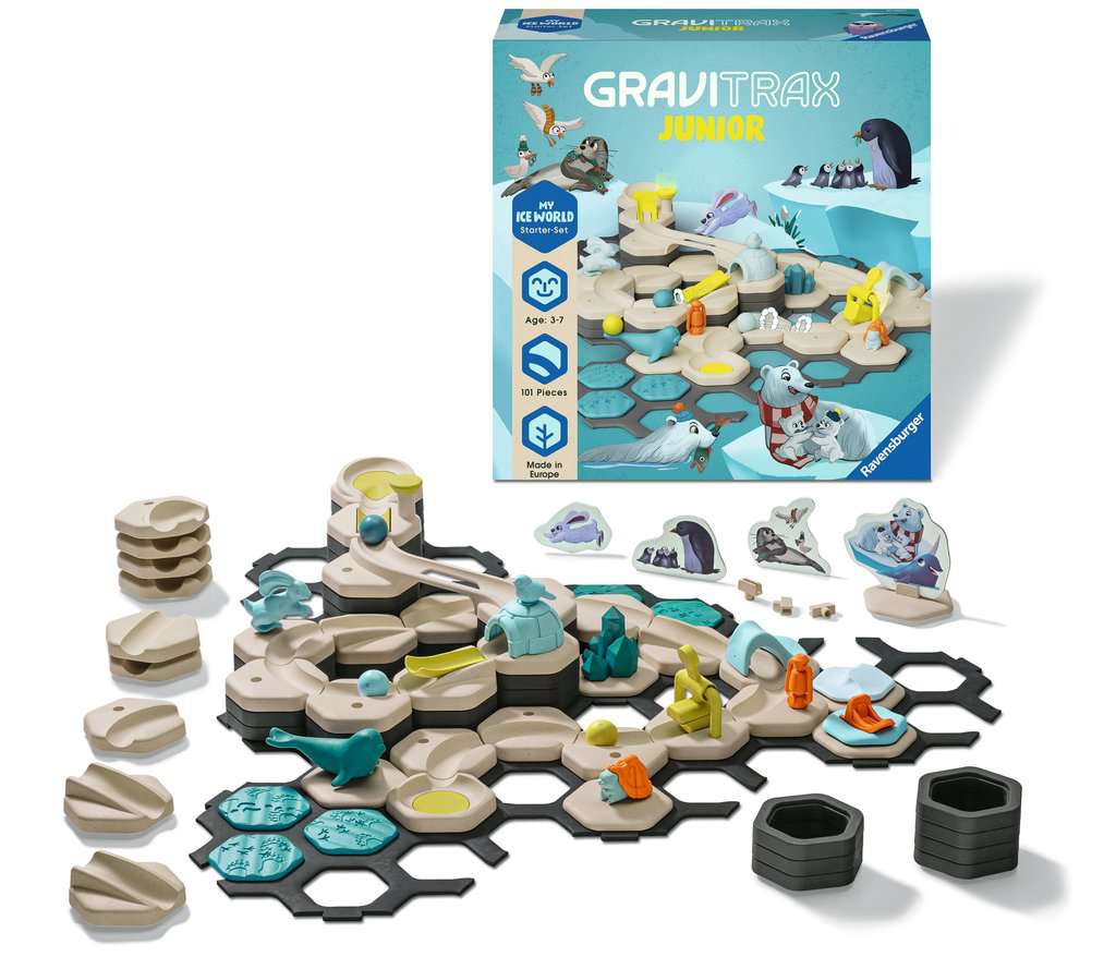 Présentation du jeu Gravitrax Junior - Starter set - My Ice World