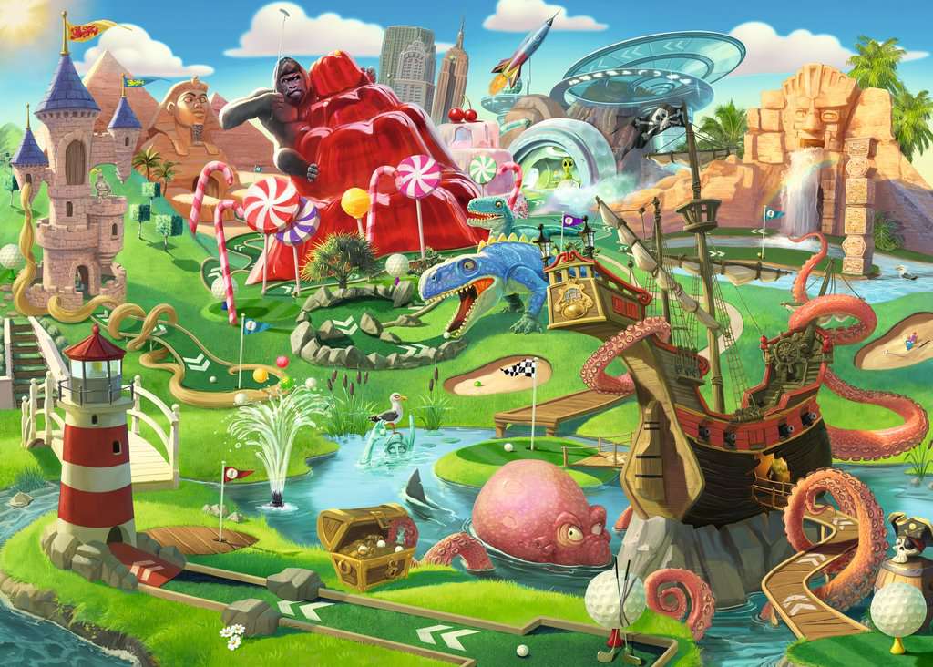 Putt Putt Paradise (500 pièces Large) – Ravensburger