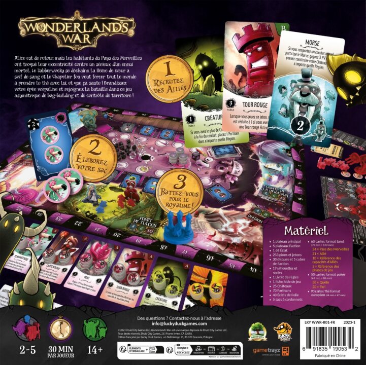 Présentation du jeu Wonderland's War (VF)