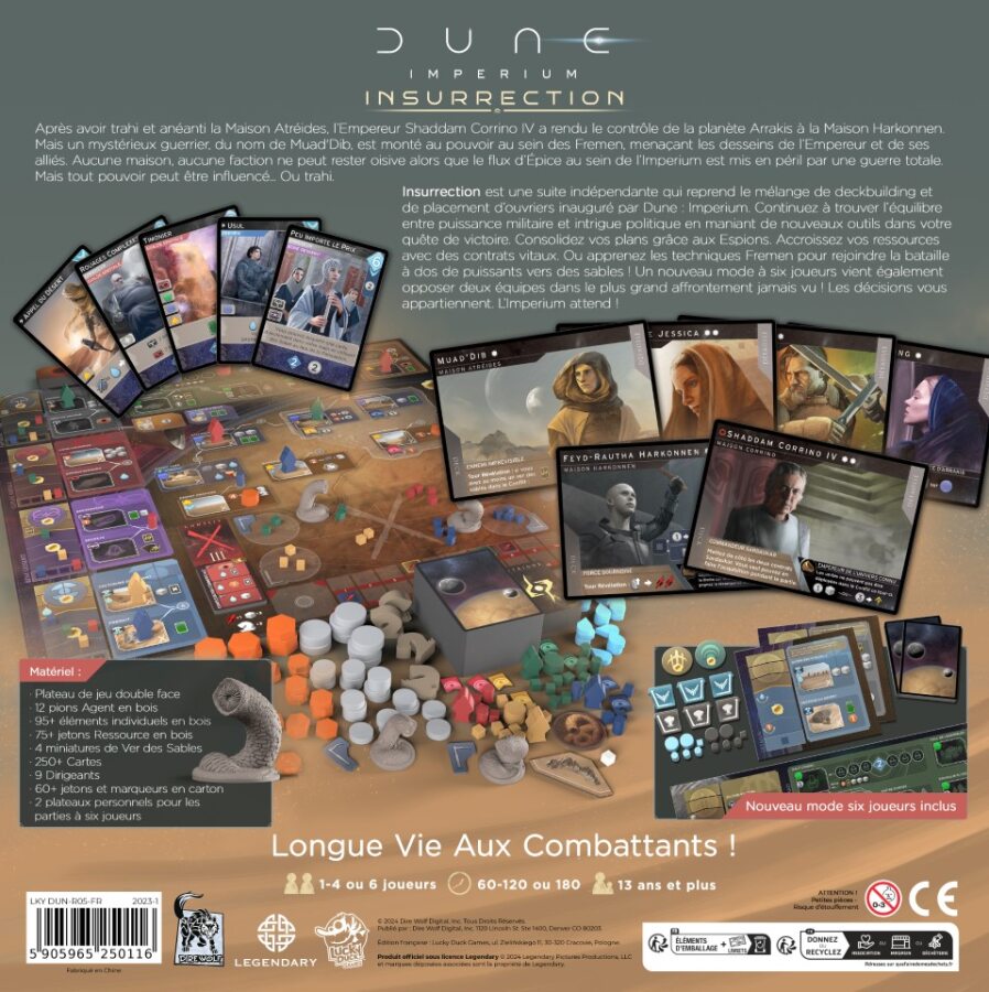 Présentation du jeu Dune: Imperium - Insurrection