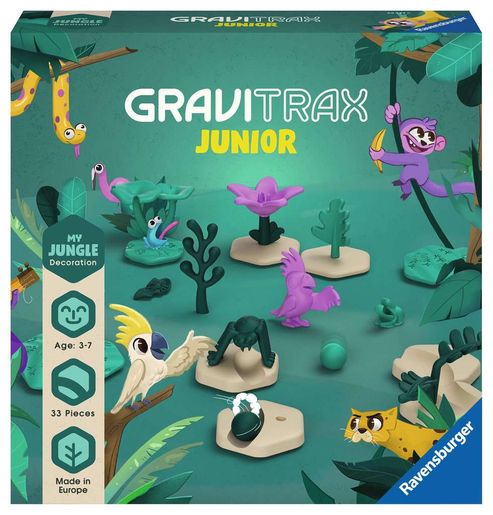 Boîte du jeu Gravitrax Junior - My Jungle Décoration (ext)