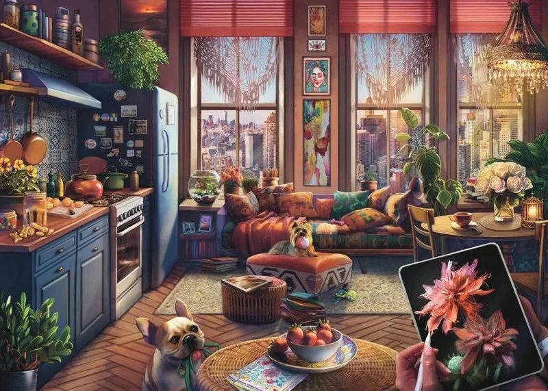 Cozy Boho Studio (500 pièces Large) – Ravensburger