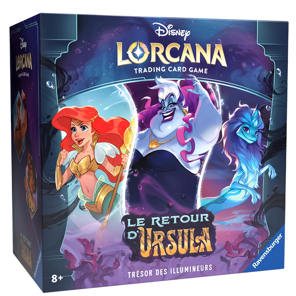 Boîte du jeu Disney Lorcana: Le retour d'Ursula - Le Trésor des Illuminateurs