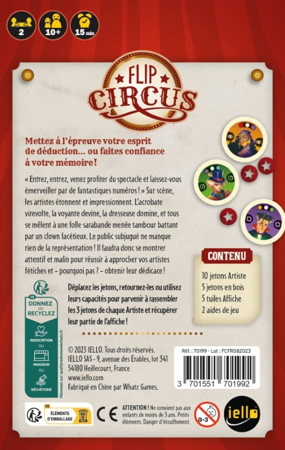 Présentation du jeu Flip Circus (VF)