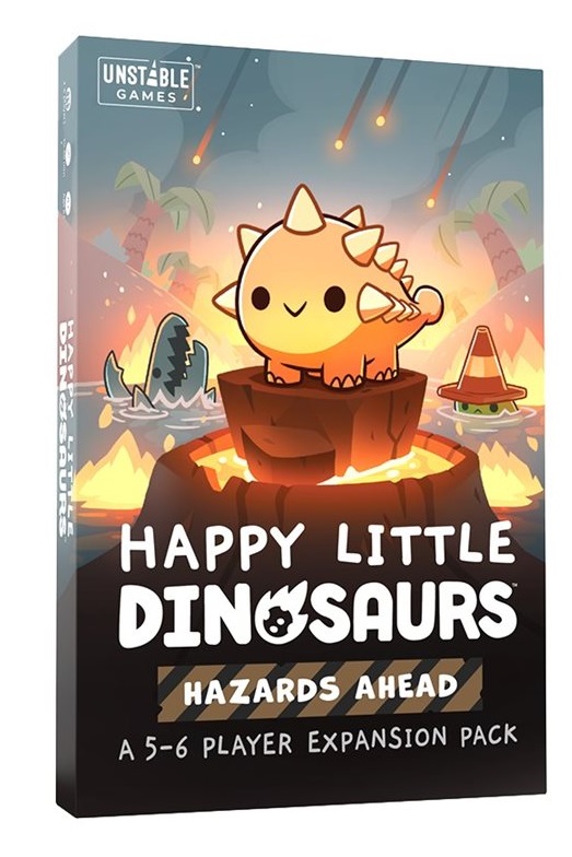 Boîte du jeu Happy Little Dinosaurs: Hazard Ahead (VF)