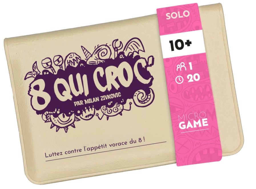 Boîte du jeu Microgame - 8 qui Croc' (Numbsters)