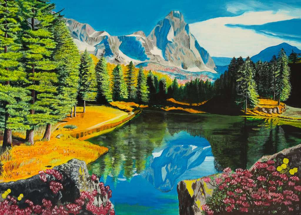 Rocky Mountain Reflections (300 pièces Large) – Ravensburger