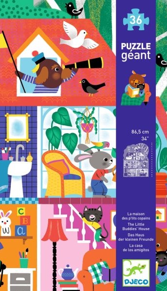 Géant – La Maison des P’tits Copains (36 pièces) – Djeco