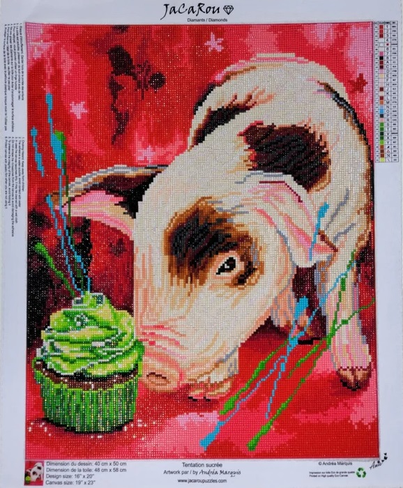 Dilwe Peinture Diamant Bricolage Peinture De Broderie Diamant à Faire Soi-même, , Fleur, Paon