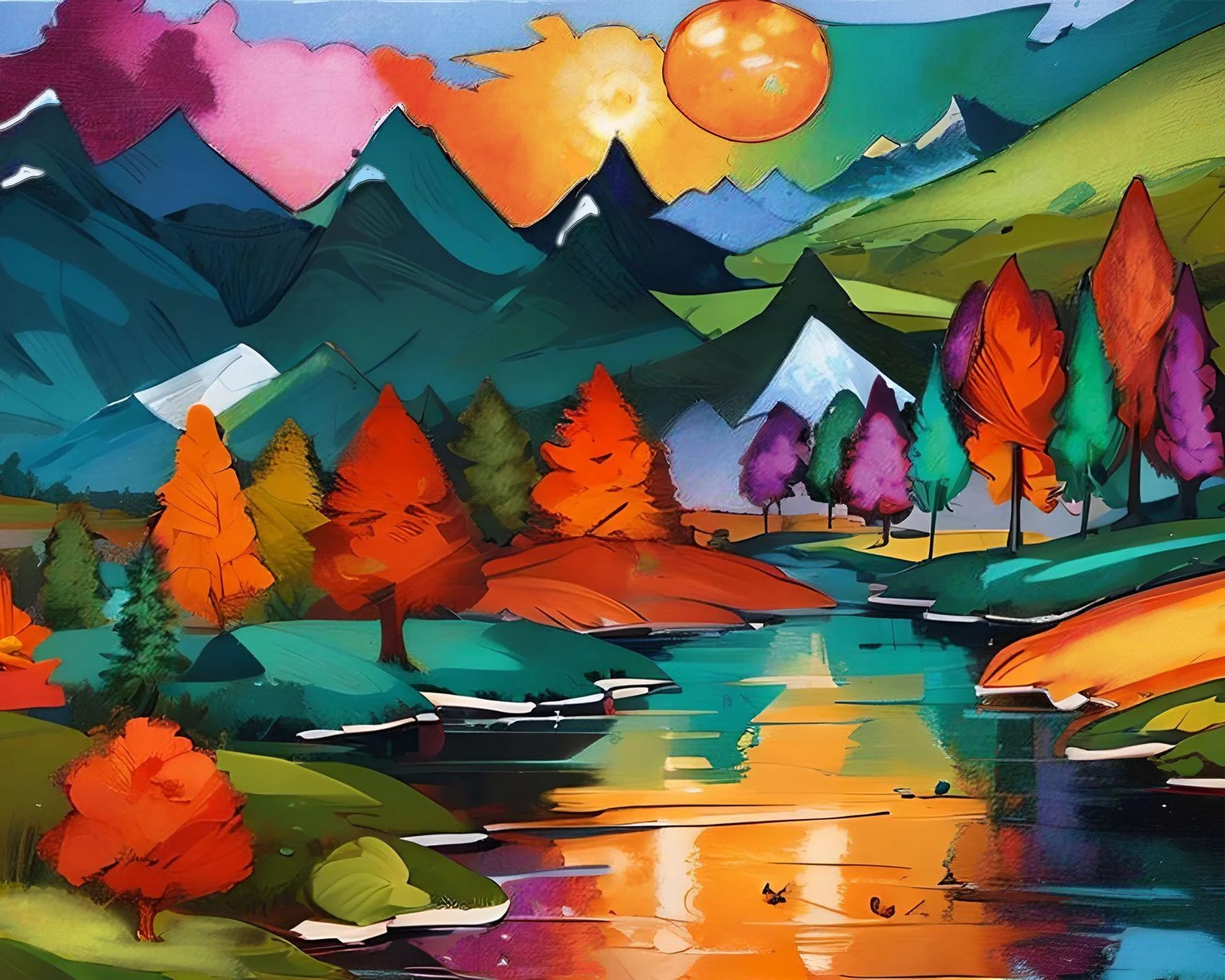 Broderie de Diamants – Éclats de Nature (50 x 40)