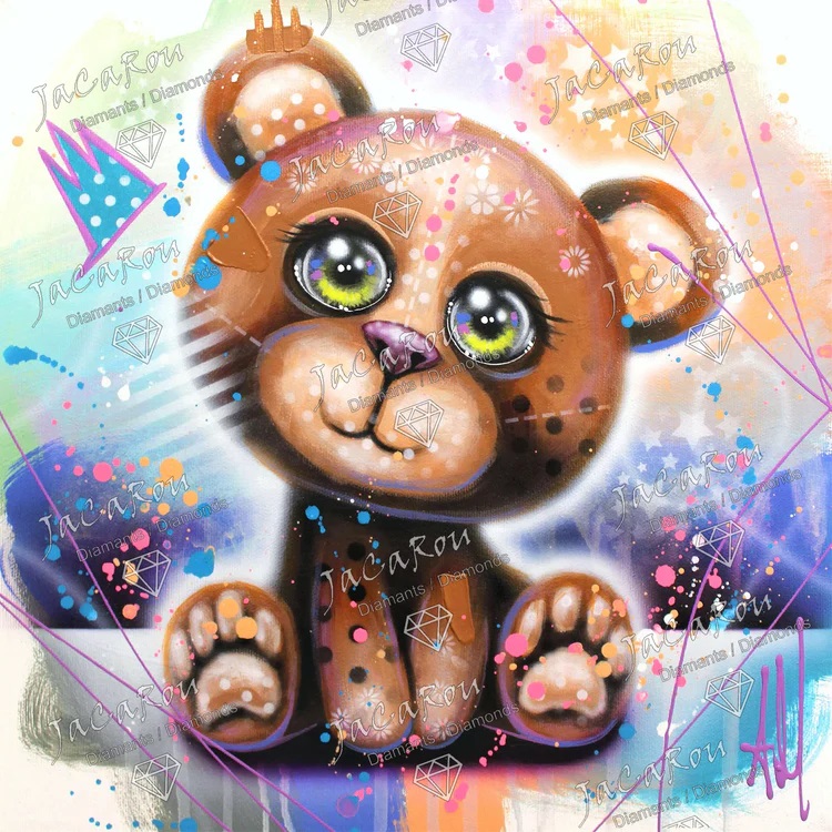 Broderie de Diamants – Eddy! (50 x 50)