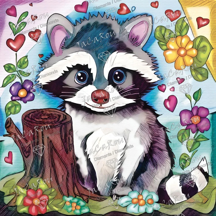 Broderie de Diamants – Rémy! (50 x 50)