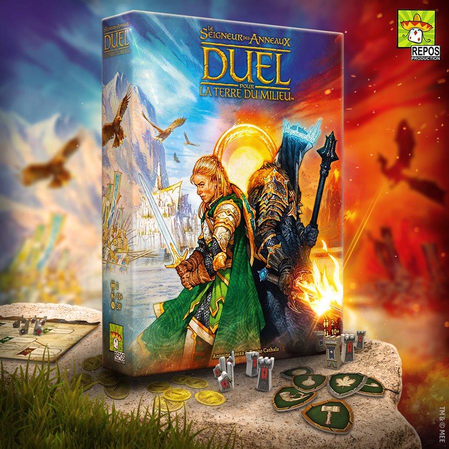 Boîte du jeu Le Seigneur des Anneaux - Duel pour la Terre du Milieu