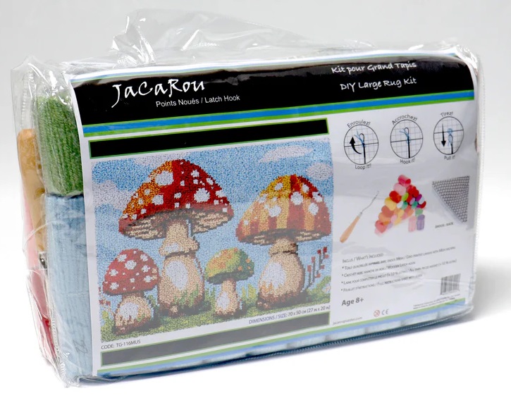 Points Noués: Grand Tapis - Champignons - LilloJEUX