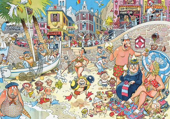 Wasgij Destiny Retro 8 – Haute Saison! (1000 pièces) – Jumbo