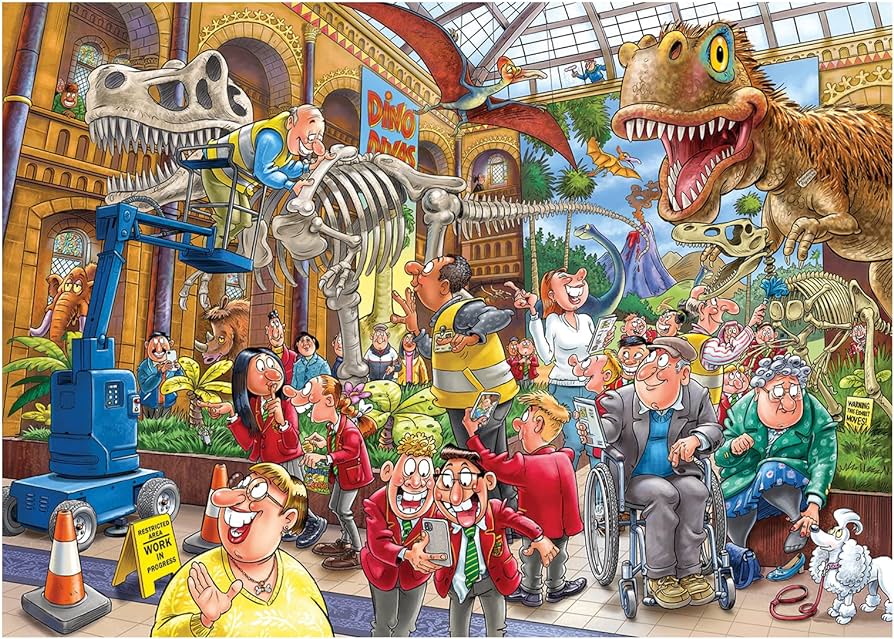 Wasgij Mystery 24 – Panique au Musée! (1000 pièces) – Jumbo