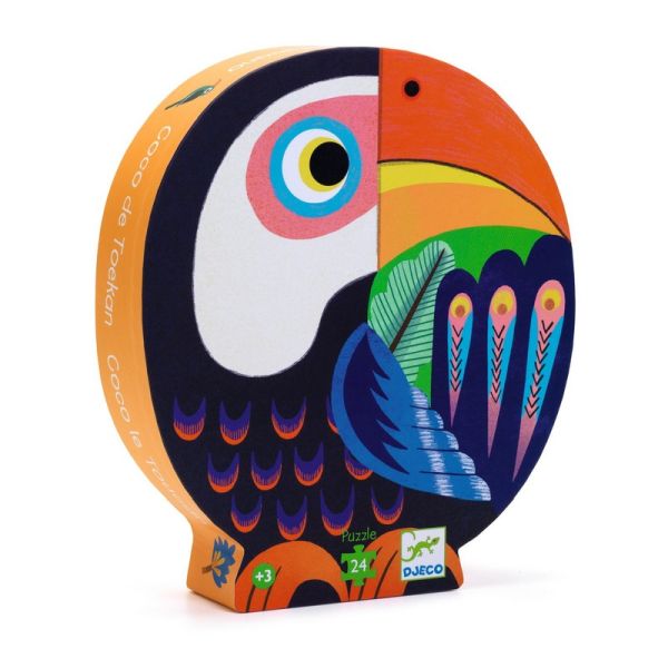 Silhouette – Coco, Le Toucan (24 pièces) – Djeco