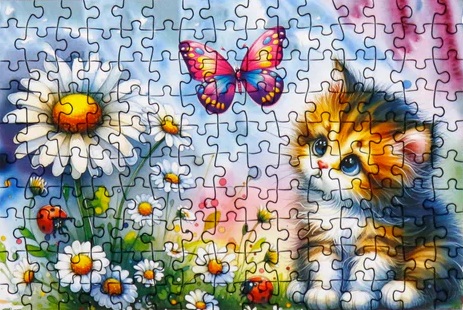 Cute Cat (150 pièces) – Mini Delfy