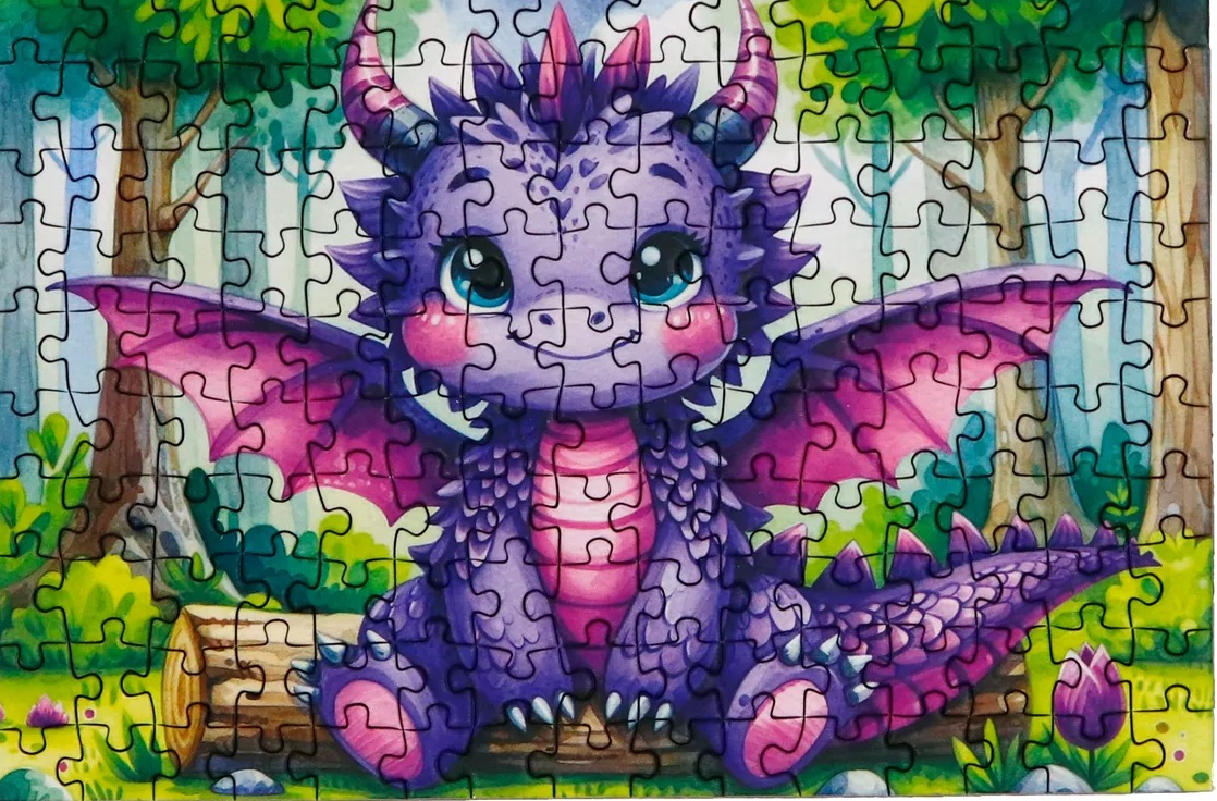 Purple Dragon (150 pièces) – Mini Delfy