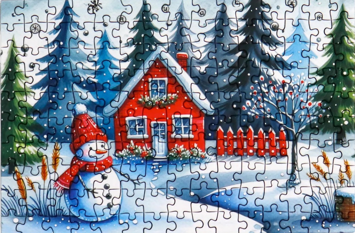 Snowing Day (150 pièces) – Mini Delfy