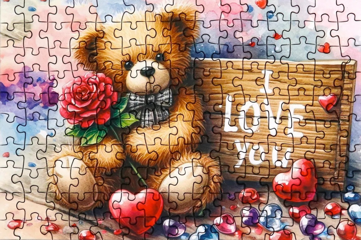 Teddy Love (150 pièces) – Mini Delfy