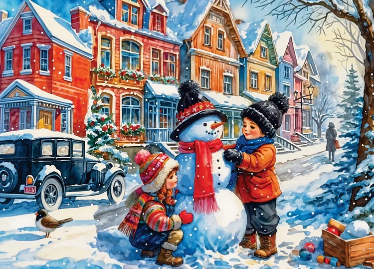 Winter Scene (1000 pièces) – Delfy