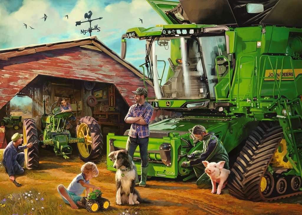 John Deere Then & Now (1000 pièces) – Ravensburger