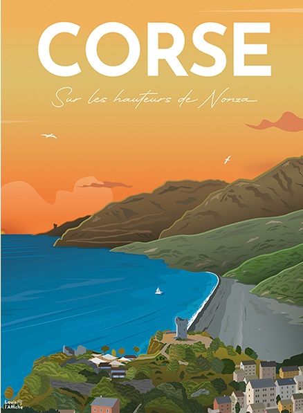 Affiche de la Corse (500 pièces) – Nathan