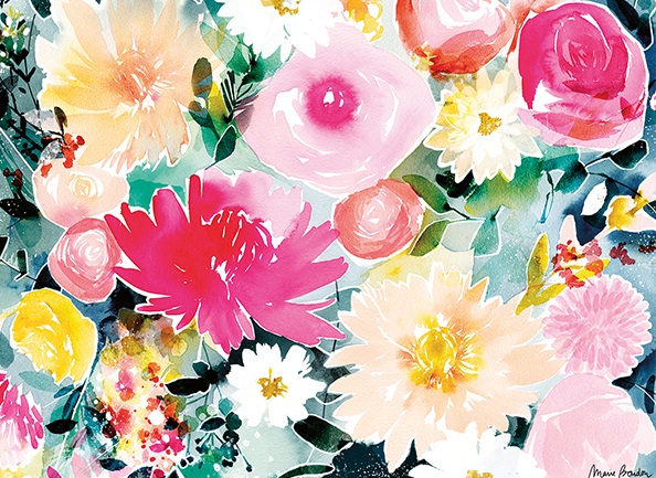Dahlias et Roses (500 pièces) – Nathan