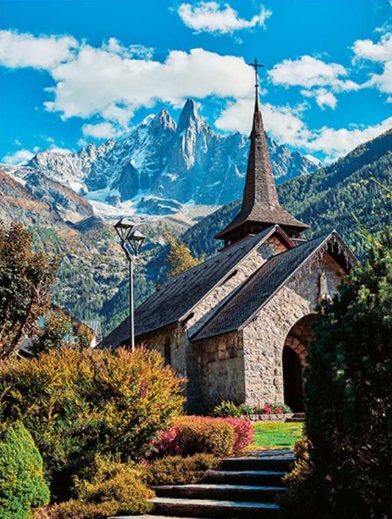 La Chapelle des Praz, Chamonix (1000 pièces) – Nathan